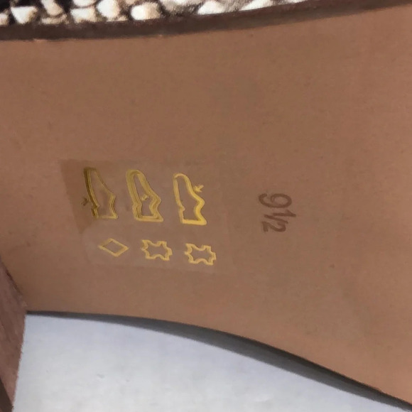 Madewell Preppy NEW Mobwife Chunky Heel Snake Embossed Leather Chelsea Boots 9.5 - Picture 8 of 8